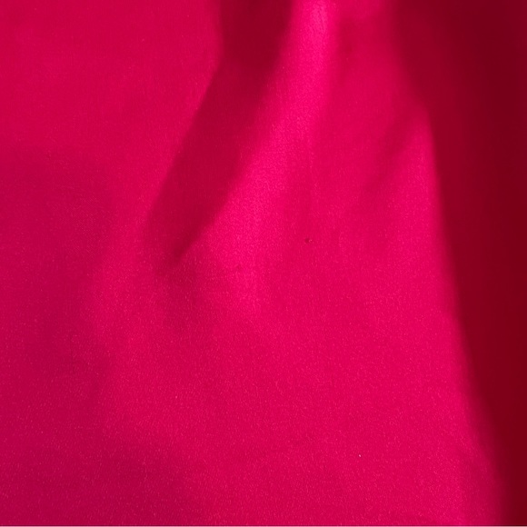 WHITE HOUSE BLACK MARKET Assymetrical Long Sleeve Blouse - Red - Picture 10 of 13